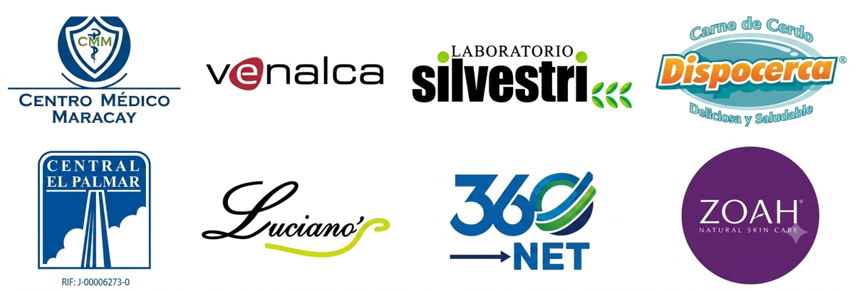 Empresas clientes de FULROMAX: Centro Médico Maracay, Venalca, Laboratorio Silvestri, Dispocerca y más